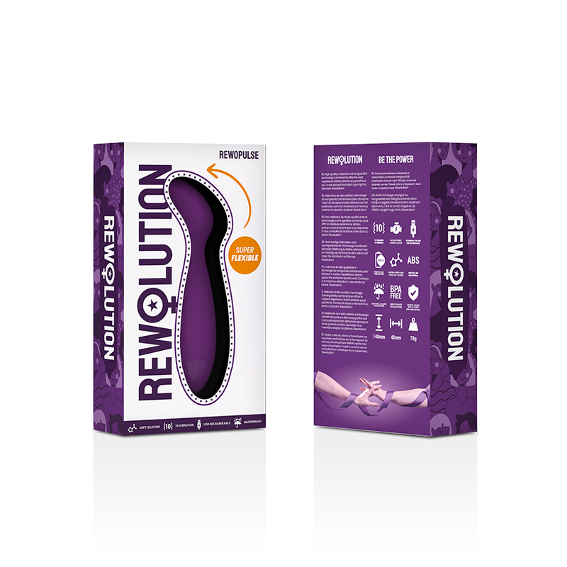 REWOLUTION - REWOPULSE VIBRATORE FLESSIBILE STIMOLATORE PUNTO G
