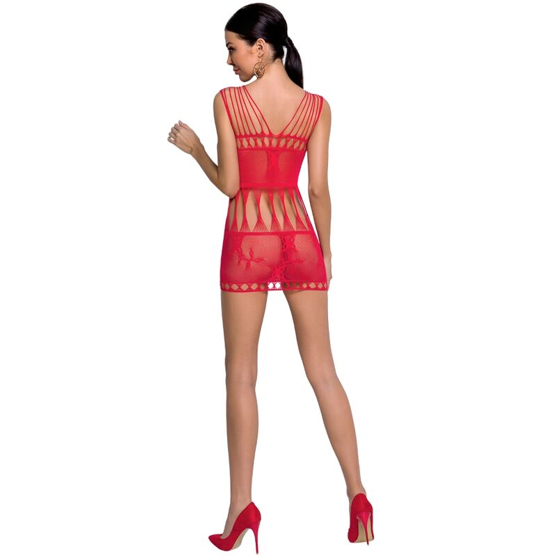 PASSION - WOMAN BS090 BODYSTOCKING ROSA EINZELSTÜCK