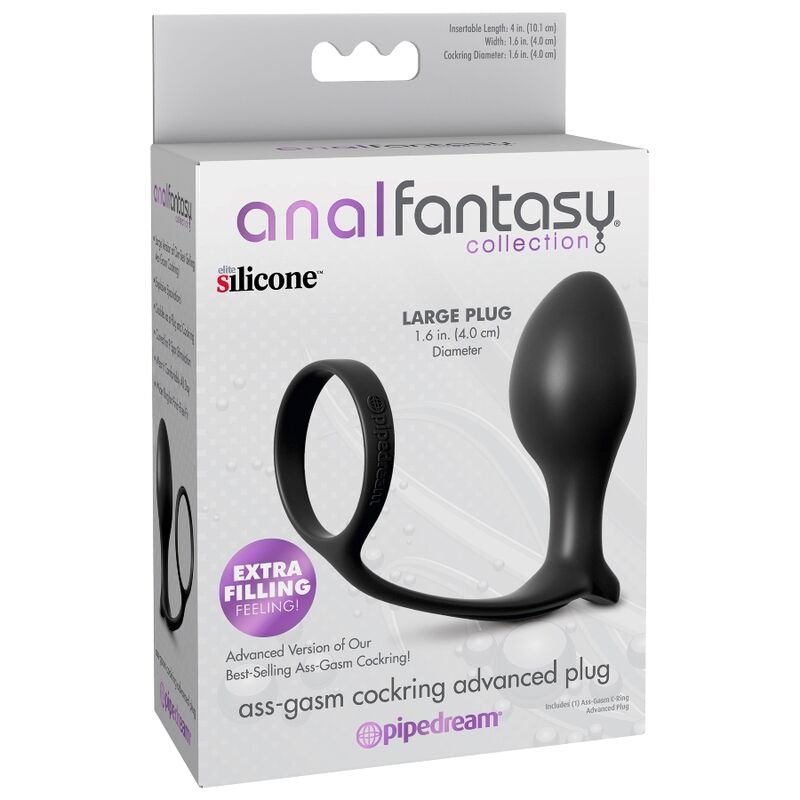 ANAL FANTASY - COLLEZIONE ASS-GASM ANELLO AVANZATO CON TAPPO ANALE