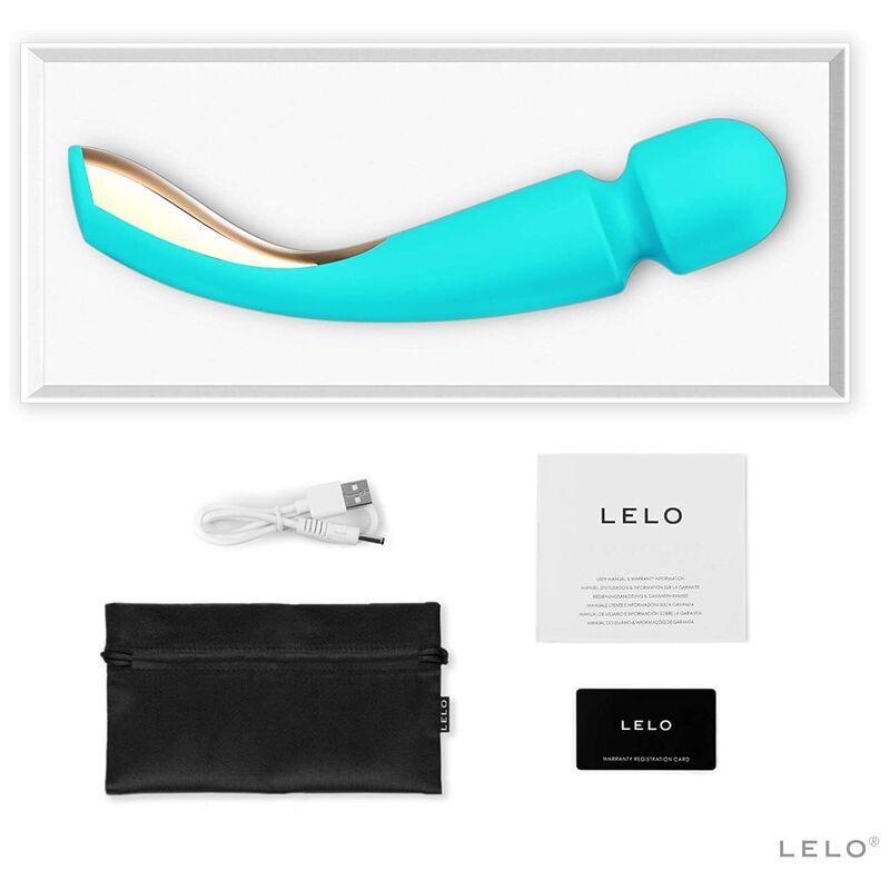 LELO - MASSAGGIATORE SMART MEDIUM WAND 2 VERDE ACQUA