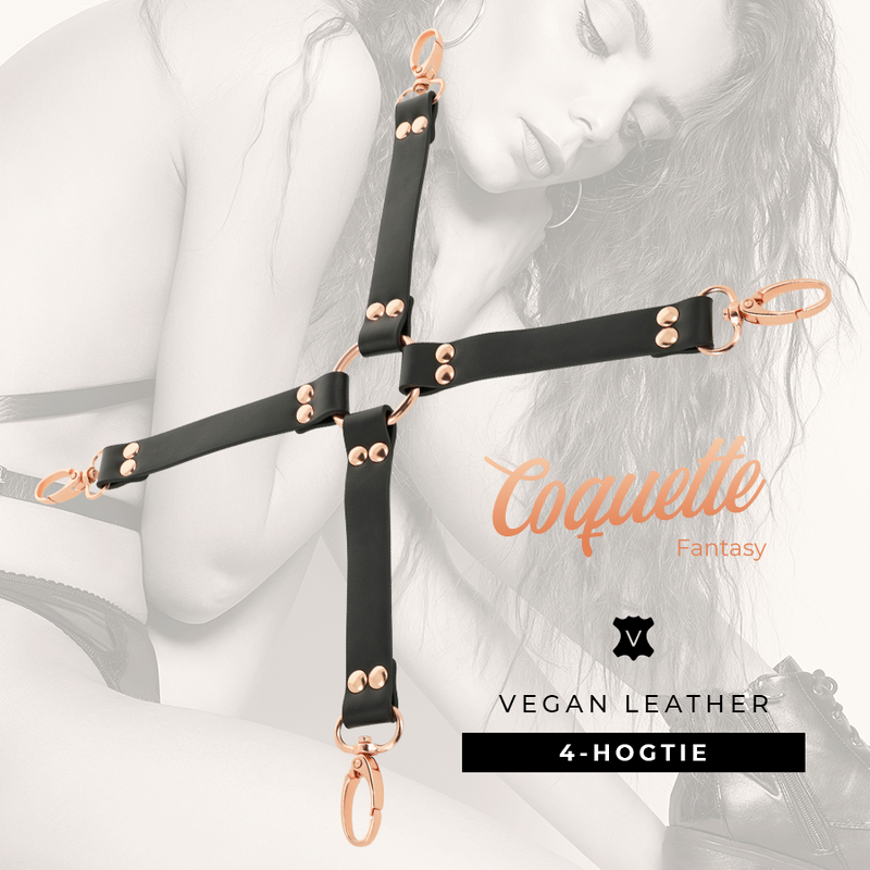 COQUETTE CHIC DESIRE - FANTASY-HOG-TIE AUS VEGANEM LEDER