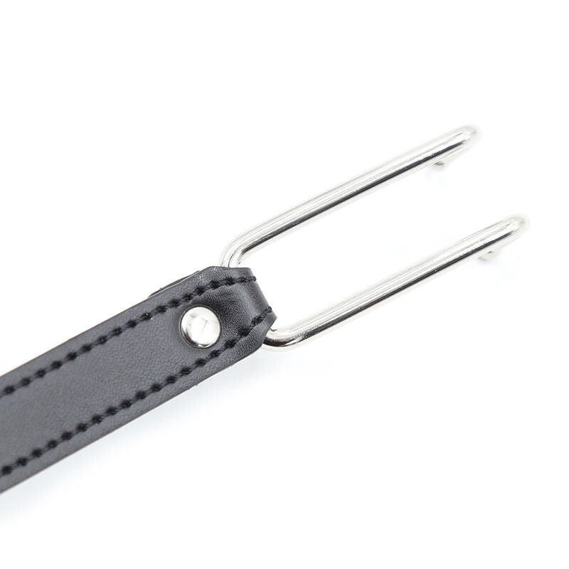 OHMAMA FETISCH - LEDERKNEBEL MIT METALLHAKEN