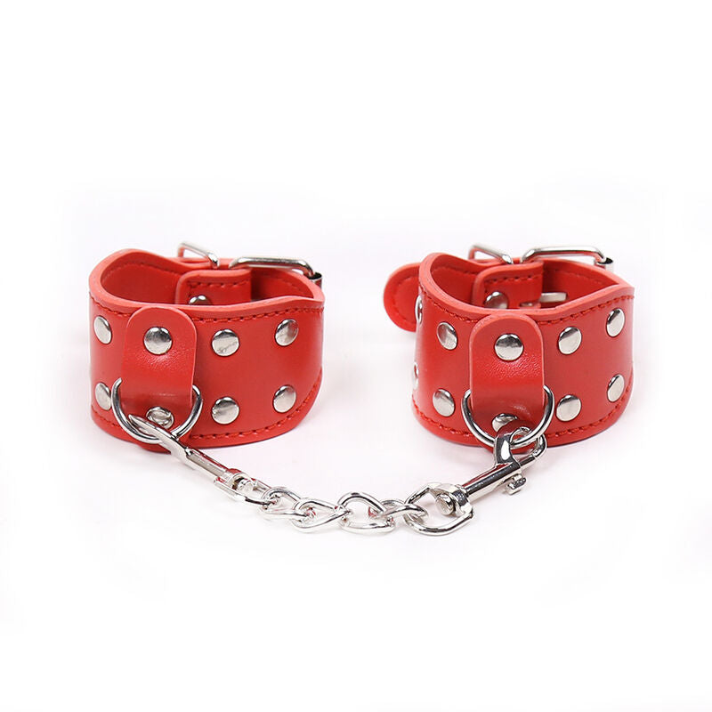 OHMAMA FETISCH - VERSTELLBARE HANDSCHELLEN MIT METALLKETTE