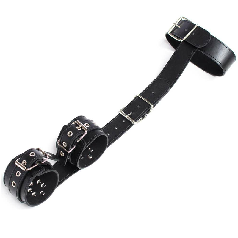 OHMAMA FETISCH - HALSBAND MIT HANDGELENKFESSELN