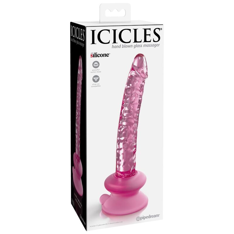 ICICLES - N. 86 GLASDILDO MIT SAUGNAP