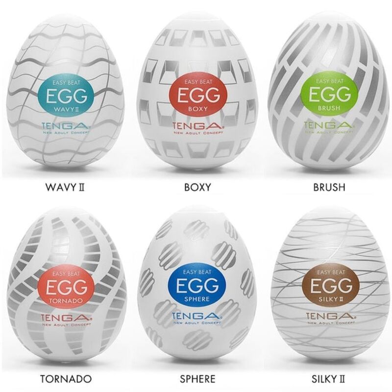 TENGA - EASY BEAT MASTURBATOR EIERPACK 6 EINHEITEN