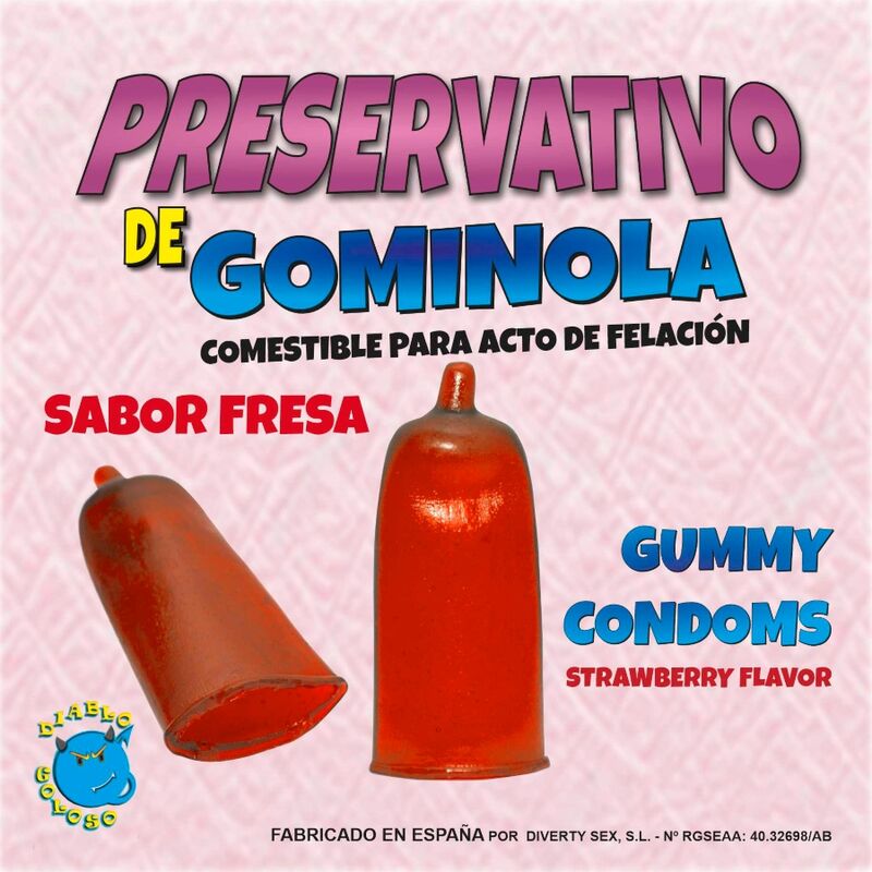 DIABLO PICANTE - ERDBEER-GUMMIBÄRCHEN-KONSERVIERUNGSMITTEL