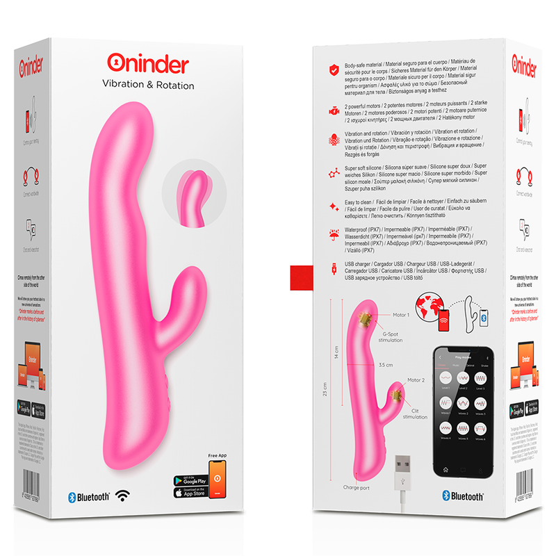 ONINDER – OSLO VIBRATION & ROTATION PINK – KOSTENLOSE APP
