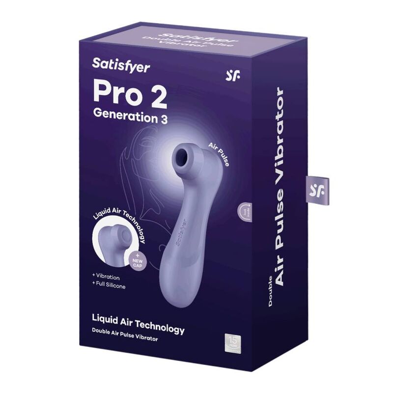 SATISFYER - PRO 2 GENERAZIONE 3 TECNOLOGIA LIQUID AIR ROSSO VINO