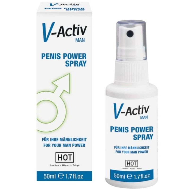HOT - V-ACTIV SPRAY POTENTE PER IL PENE UOMO 50ML