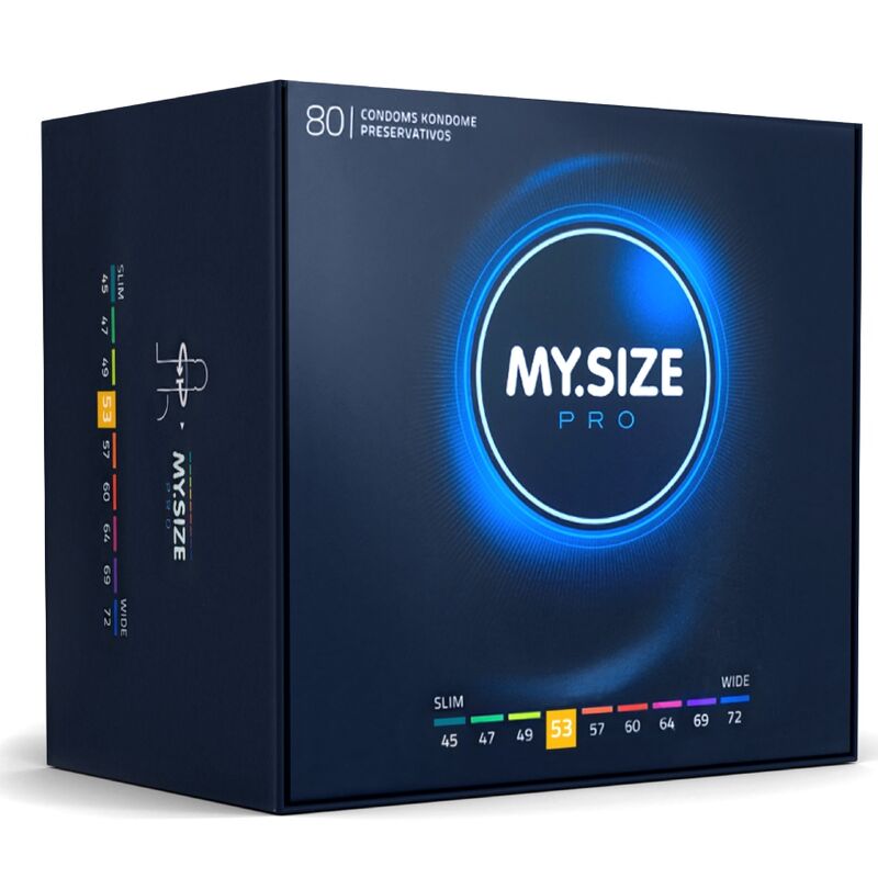 MY SIZE - PRO CONDOMS 53 MM 80 UNITÀ