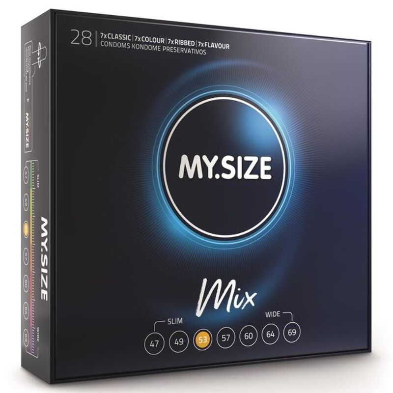 MY SIZE - PRESERVATIVI MIX 53 MM 28 UNITÀ