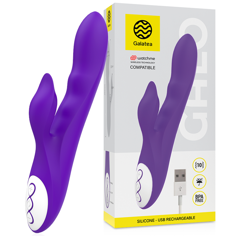 GALATEA - GALO VIBRATORE LILLA COMPATIBILE CON TECNOLOGIA WIRELESS WATCHME