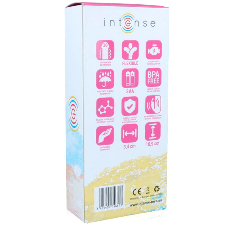 INTENSE - VIBRATORE HILARI IN SILICONE ROSA LUXE