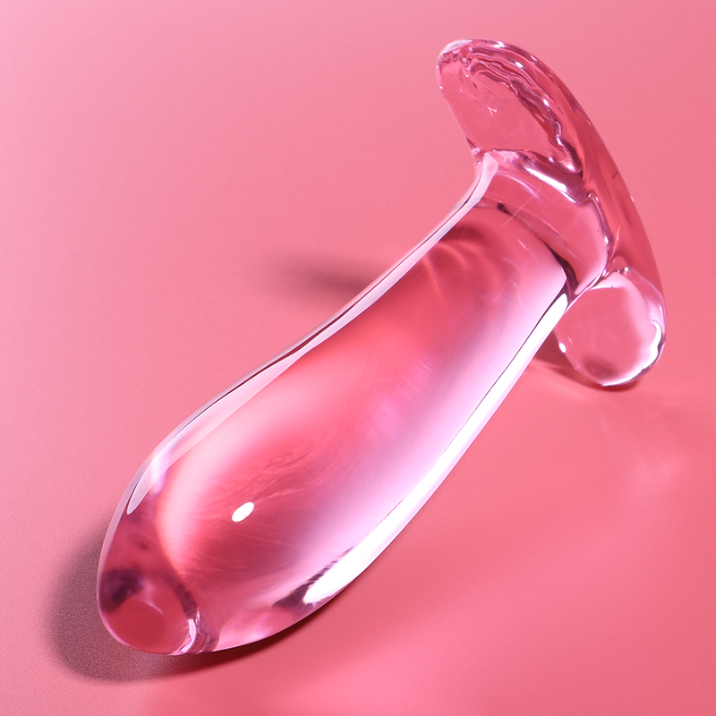 SERIE NEBULA BY IBIZA - MODELLO 5 TAPPO ANALE VETRO BOROSILICATO TRASPARENTE 12,5 CM -O- 3,5 CM