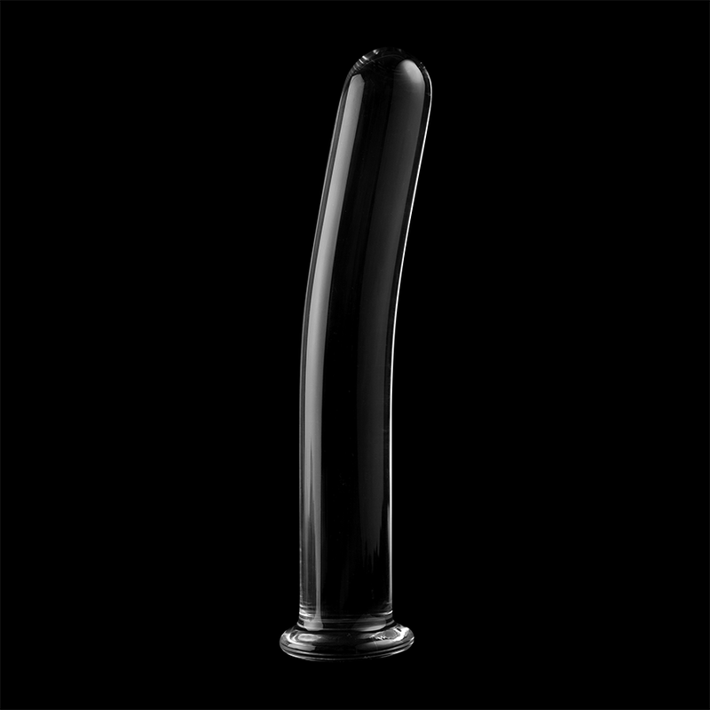 SERIE NEBULA BY IBIZA - MODELLO 8 DILDO VETRO BOROSILICATO TRASPARENTE 14,5 CM -O- 2 CM