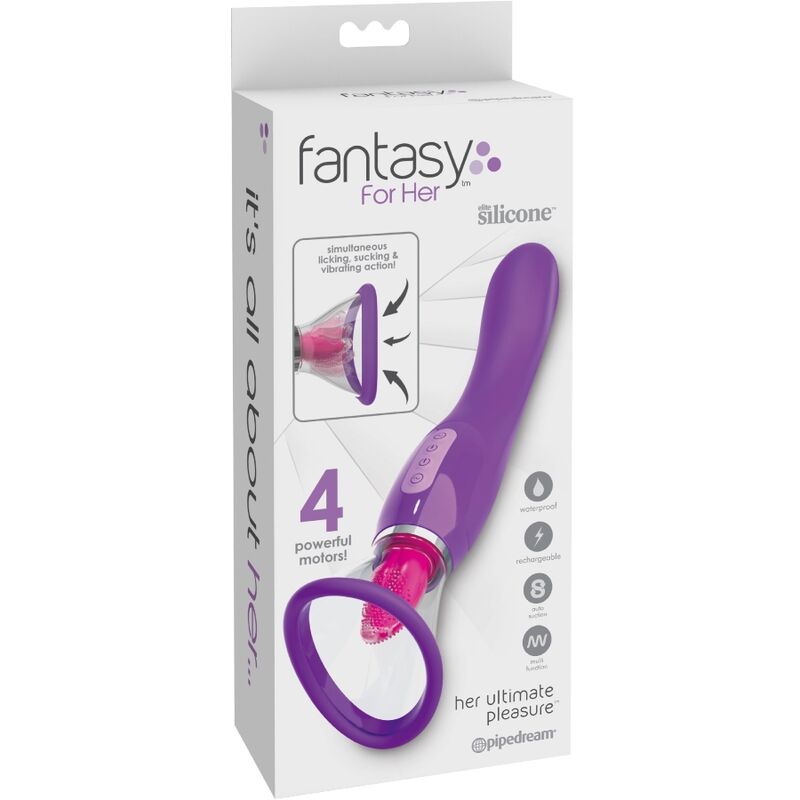 FANTASY FOR HER - KLITORIS-SAUGER STIMULIERENDE ZUNGE VIOLETT