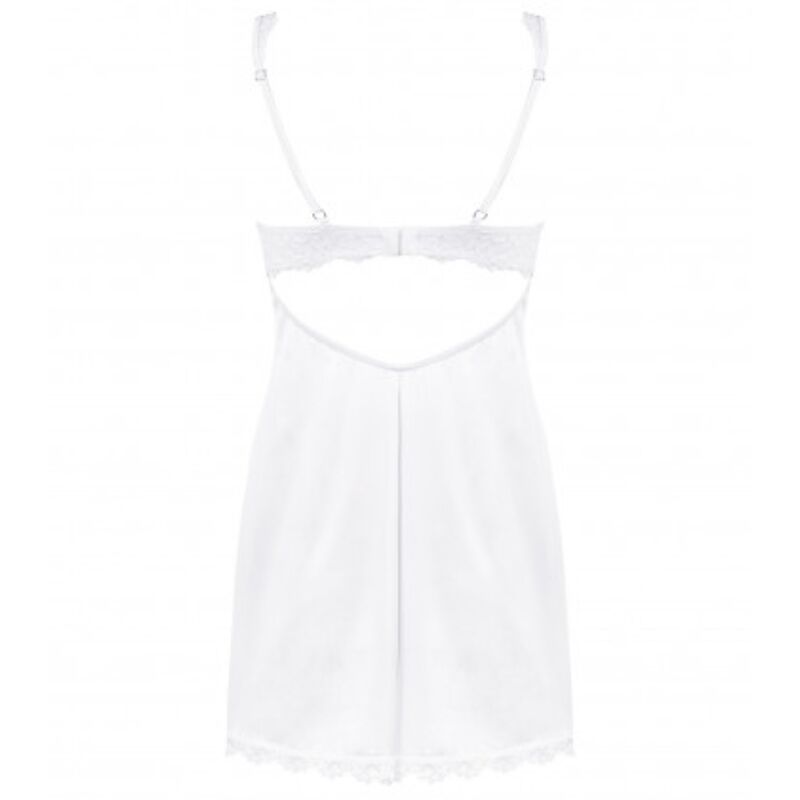 OBSESSIVE - AMOR BLANCO CHEMISE & WEISSER TANGA S/M.