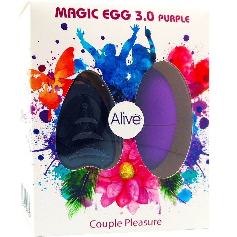 ALIVE - MAGIC EGG 3.0 VIBRIERENDES EI MIT FERNBEDIENUNG VIOLETT