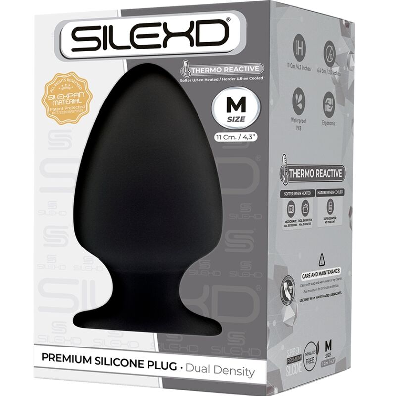 SILEXD - MODELL 1 ANAL PLUG PREMIUM SILEXPAN SILIKON PREMIUM THERMOREAKTIV GRÖSSE M