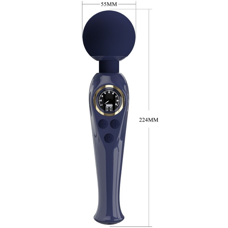 PRETTY LOVE - SKYLER VIBRATORSTAB BLAU