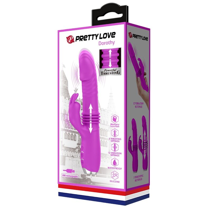 PRETTY LOVE - VIBRATORE RICARICABILE CONIGLIO DOROTHY VIOLA