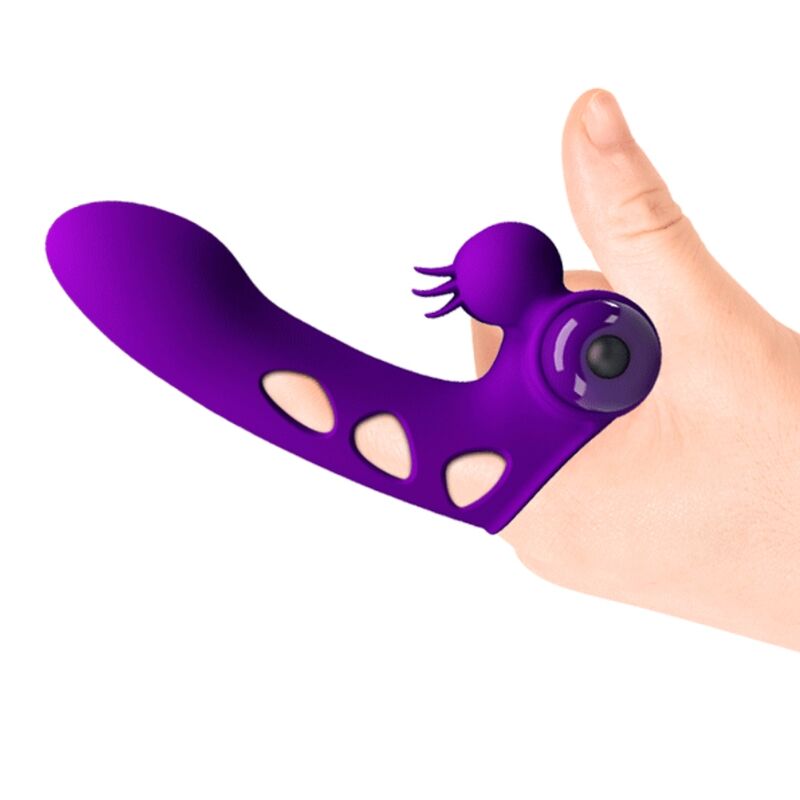 PRETTY LOVE - ORLANDO LILA VIBRATOR-FINGERABDECKUNG
