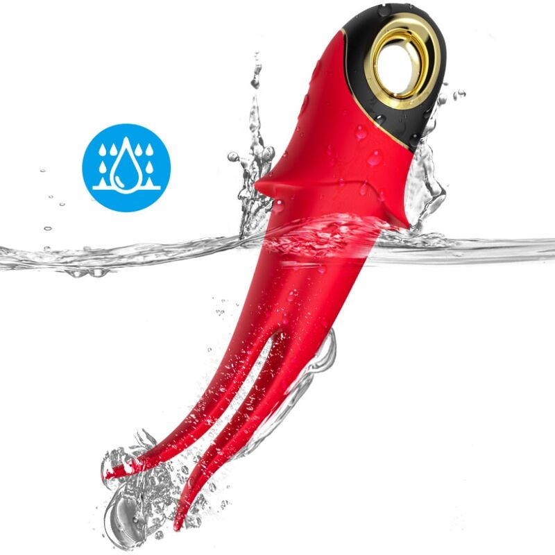 ARMONY - VIBRATORE OMBRA DOPPIA TESTA TEASING ROSSO