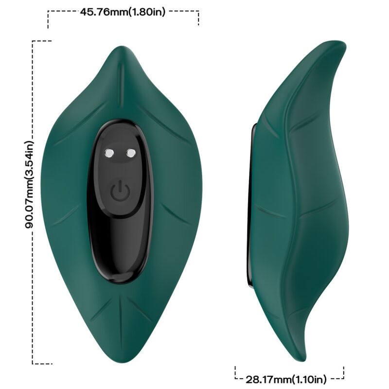 ARMONY - STIMOLATORE E VIBRATORE TELECOMANDO VERDE