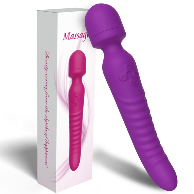 ARMONY - MISSION MASSAGGIATORE E VIBRATORE EFFETTO CALORE VIOLA