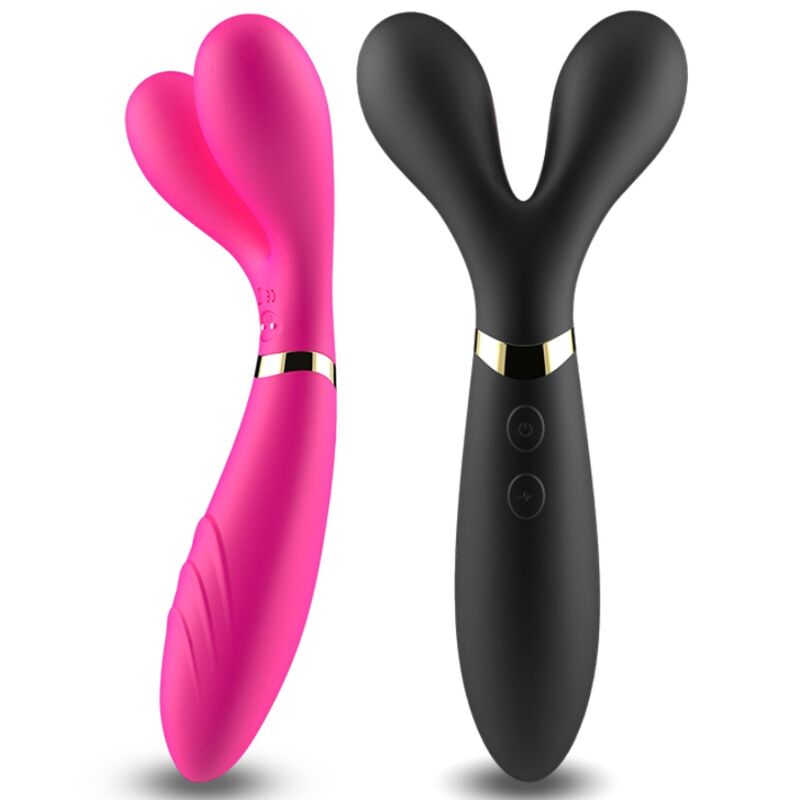 ARMONY - MASSAGGIATORE E VIBRATORE Y-WAND DOPPIA TESTA FUCSIA