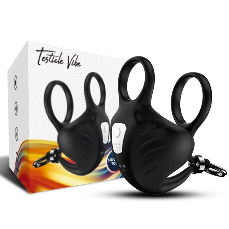 ARMONY - MANTA SCROTUM VIBRATOR ANELLO NERO