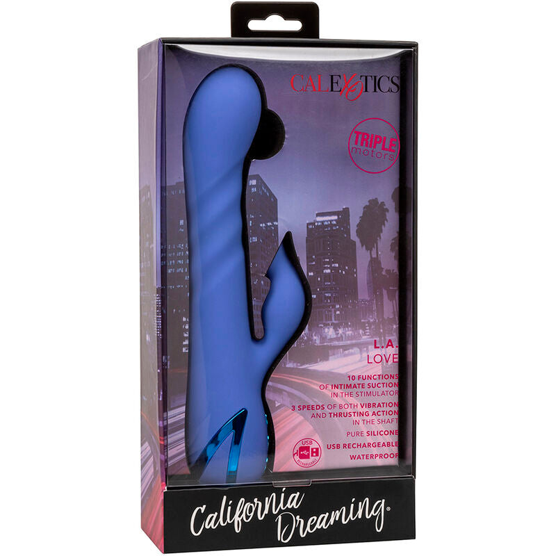 CALEXOTICS - VIBRATORE E SUCCHIATORE LA LOVE BLU DI CALIFORNIA DREAMING