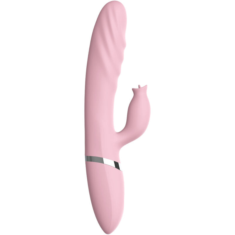 ARMONY - VIBRATORE E SPINTA CON EFFETTO CALORE ROSA LINGUA