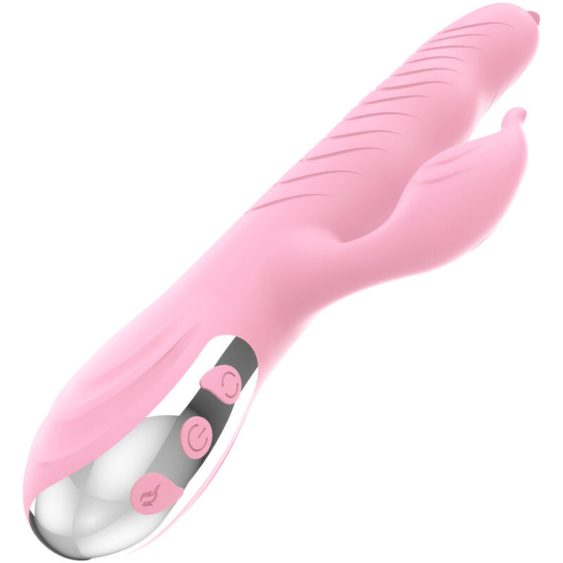 ARMONY - VIBRATORE MARCIA & SPINTA DOPPIA LINGUA EFFETTO CALORE ROSA