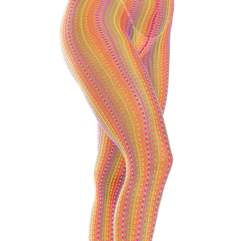 LEG AVENUE - CALZE MULTICOLORE ALL'UNCINETTO