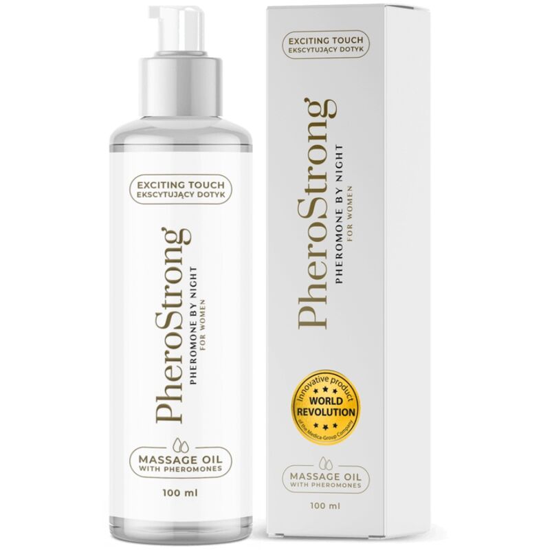 PHEROSTRONG - OLIO DA MASSAGGIO NOTTE PER DONNA 100 ML