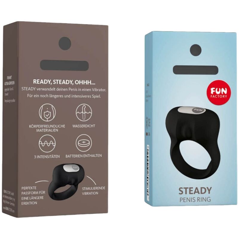FUN FACTORY - COCKRING MIT STABILER VIBRATION SCHWARZ