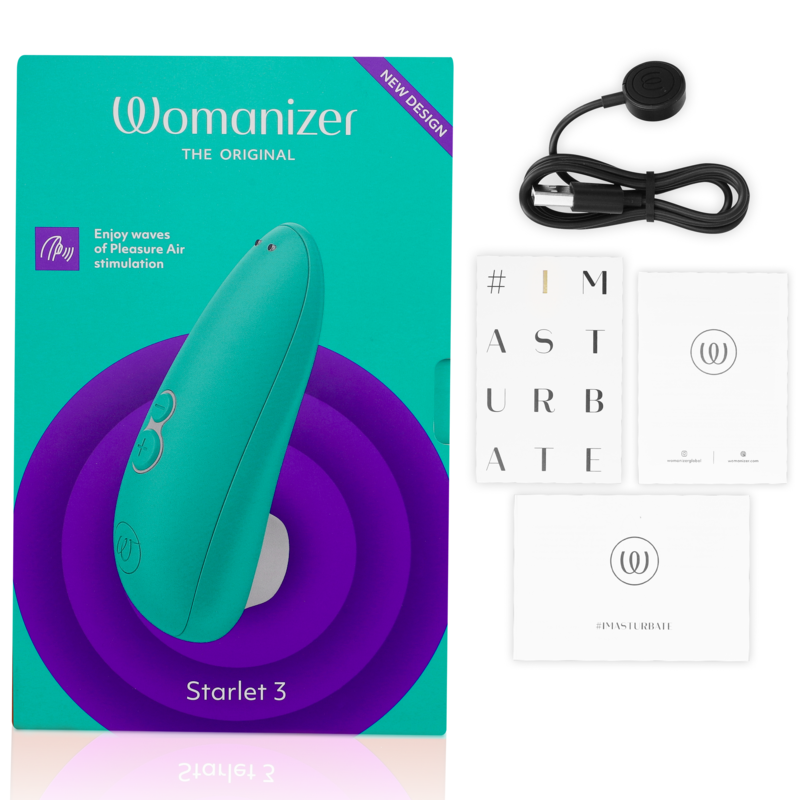 WOMANIZER - STARLET 3 STIMOLATORE CLITORIDEO TURCHESE