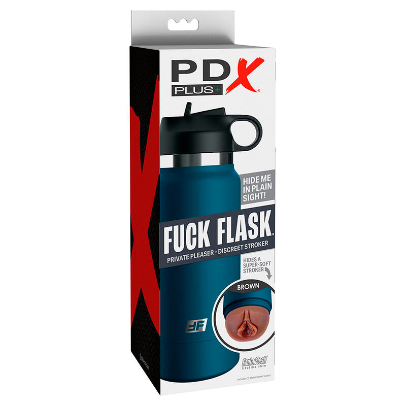 PDX PLUS - FICKFLASCHE VAGINE DISKRETER STROKER BRAUN MODELL 1