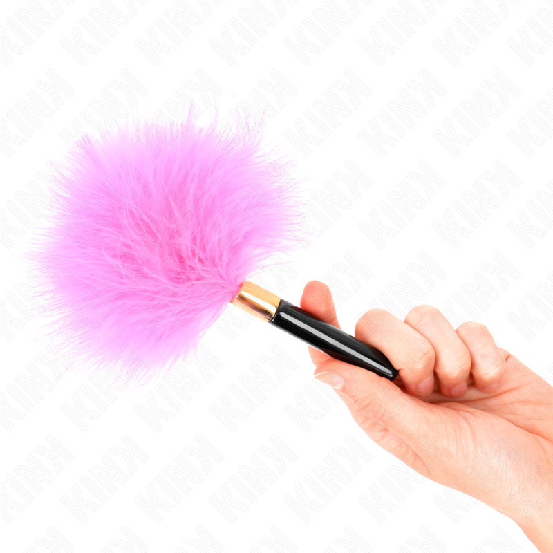 KINK - PIUME TICKLE METALLO ORO FUCSIA 18 CM
