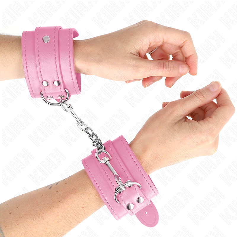 KINK - SEMPLICI FERMAPOLSI ROSA REGOLABILI 20-23 CM X 5,5 CM