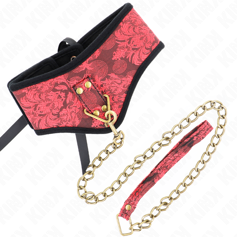 COLLANA MODELLO KINK - SCANDAL CON CINTURINO IN PIZZO 75 CM 44 X 10 CM