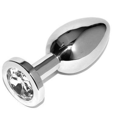 METAL HARD - ANAL PLUG DIAMOND TRANSPARENT KLEIN 5,71CM