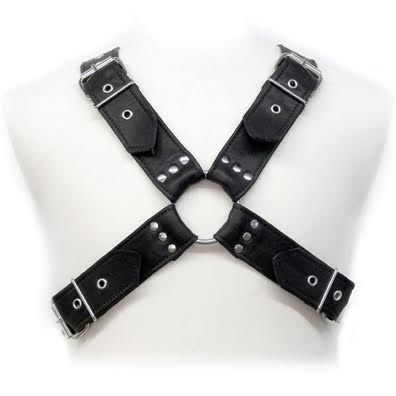 CORPO IN PELLE - IMBRACATURA CON FIBBIE