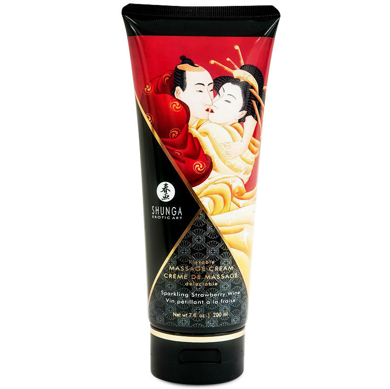SHUNGA - CREMA MASSAGGIO FRAGOLA E CAVA 200 ML