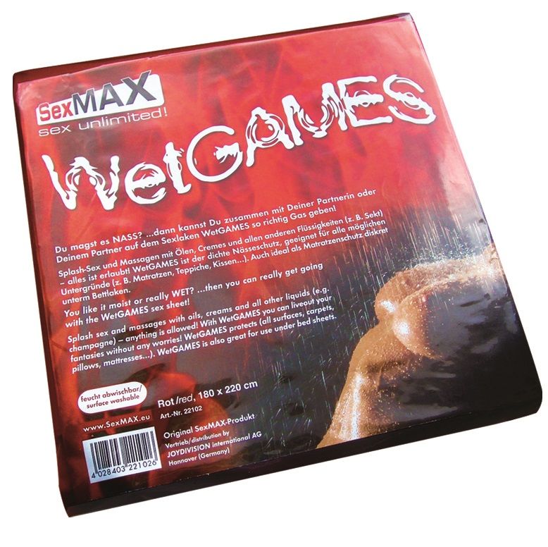 JOYDIVISION SEXMAX - WETGAMES SEX-LAKEN ROSSO