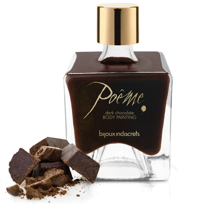 BIJOUX - POEME ESSBARE FARBE SCHWARZE SCHOKOLADE 50 GR