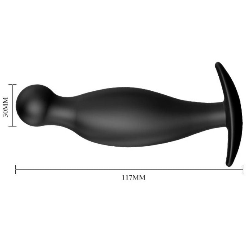PRETTY LOVE - SILIKON ANAL PLUG 11,7 CM SCHWARZ