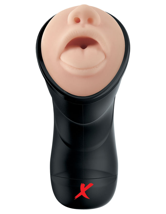 PDX ELITE - VIBRIERENDER STROKER FÜR DEEP THROOAT